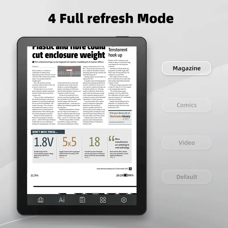 Bigme B6 6inch Color ebook reader 2+32GB storage with Android 14OS - Image 4