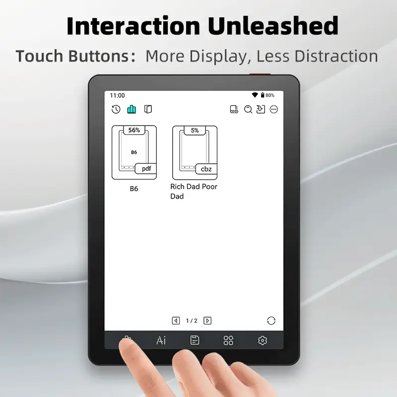Bigme B6 6inch Color ebook reader 2+32GB storage with Android 14OS - Image 9